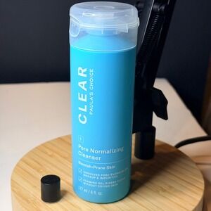 PAULA'S CHOICE CLEAR Pore Normalizing Cleanser 6oz Salicylic Acid New Exp 7/26